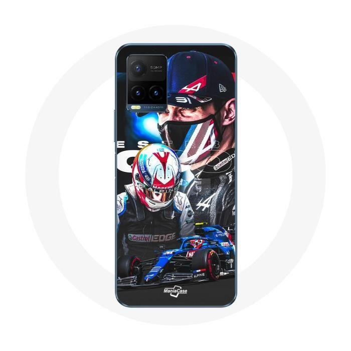 Coque maniacase pour Vivo Y21s 2021 / Y21 2021 Formule 1 Esteban Ocon Pilote automobile de F1 schwarz