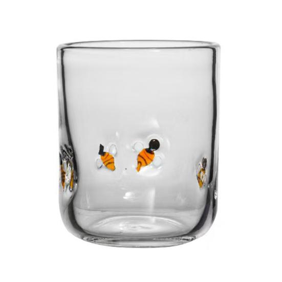 Weihnachts-Ikone Glas Feiertags-Themenlose Trinkgläser Einzigartiges Textur-Design Glaswaren Weihnachten Erntedankfest Partydeko 1pc Honeybee