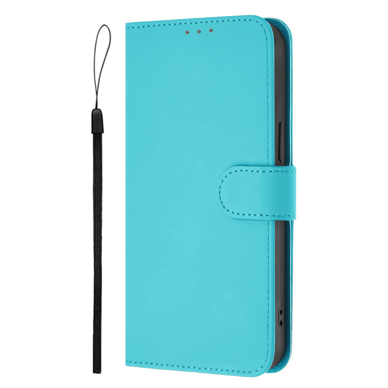 18 - Farbige PU-Leder Handy-Brieftasche Hülle für iPhone 6s /6s Plus iPhone 7 8 7Plus 8Plus X Xs Xs Max XR 11 12 13 14 15 16 Serie iPhone 6 Plus/6s Plus baby blau