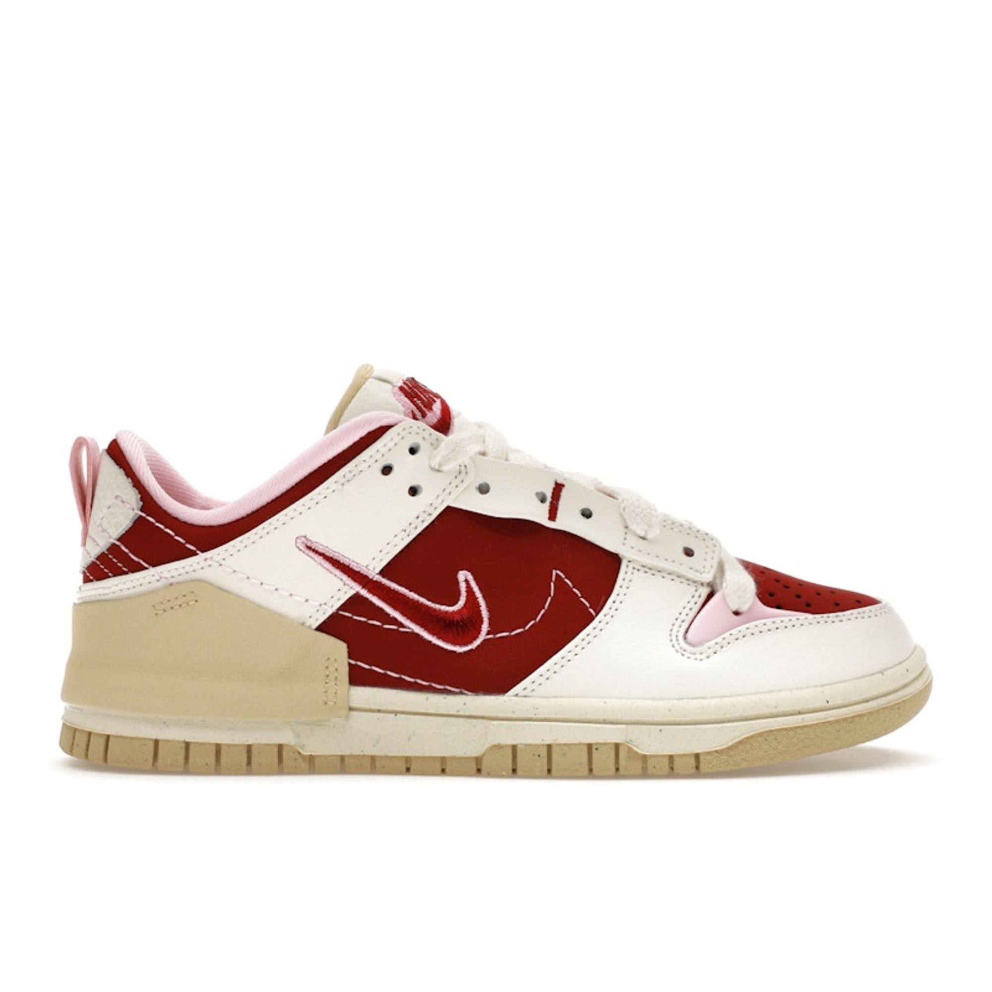 Nike Dunk Low Disrupt 2 Valentinstag Damen Sneaker Rot Team-Rot Kaschmir FD4617-667 40