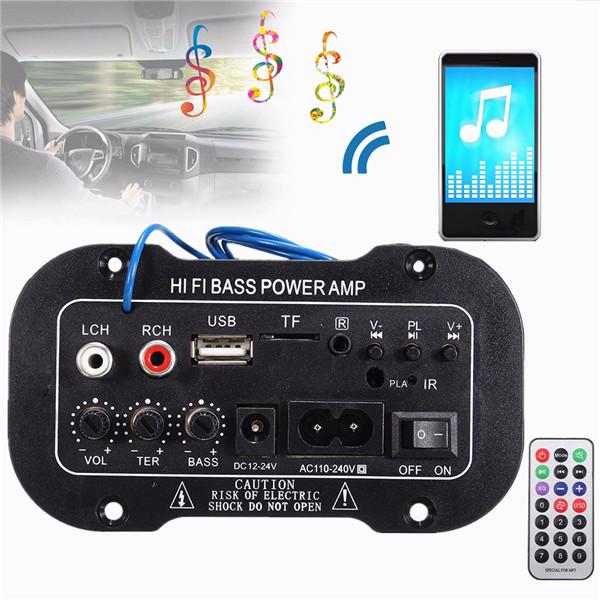 Auto Bluetooth 2,1 HiFi Bass Power AMP Digital Auto Verstärker Radio Audio Verstärker USB TF Remote Cont