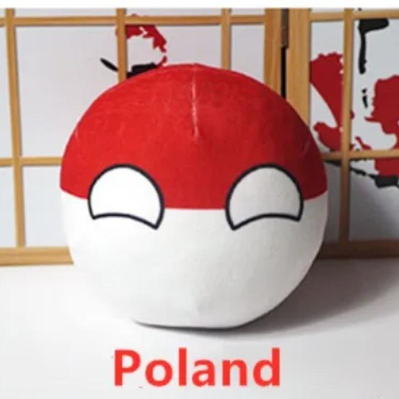 20cm Polandball Plüsch Puppe Land Ball Anime Kurze Gefüllte Plüsch Puppe Spielzeug Latvia