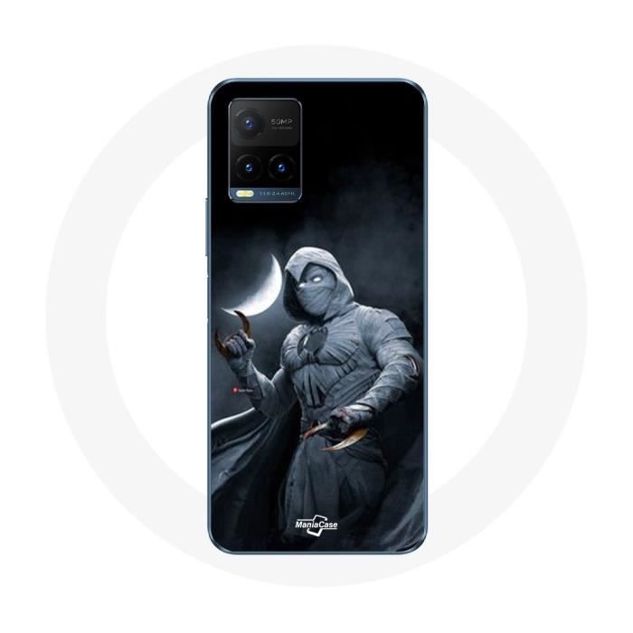 Hülle - MANIACASE - Vivo Y21s 2021 / Y21 2021 - Silikon Schwarz - Flexibel - Motiv Moon Knight Batman schwarz