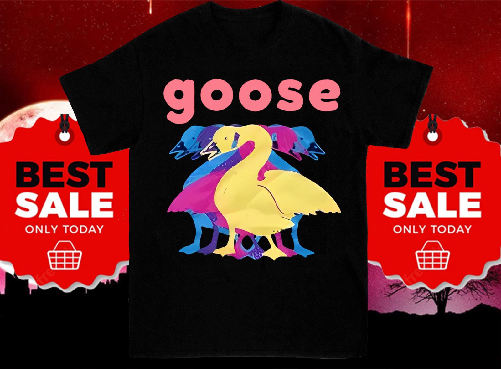 Heißes Musik-T-Shirt The goose Band Schwarz Kurzarm Alle Größen S4XL CG1067 S red