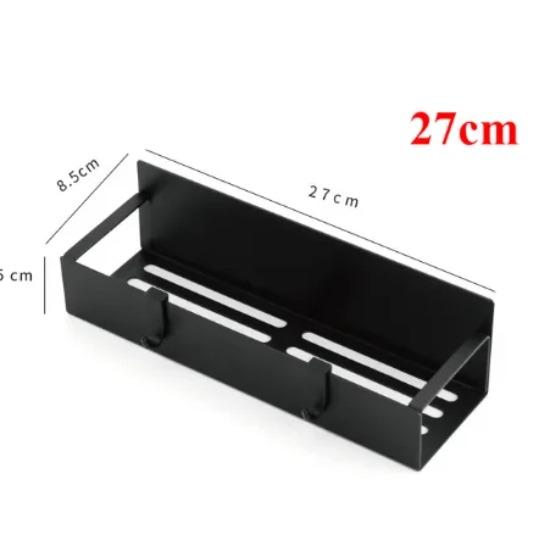 1 Lagerregal für Kühlschränke, Lagerregal mit magnetischer Saugnapfhalterung für Küchenbedarf, nicht perforiertes, an der Seitenwand montiertes Gewürzregal