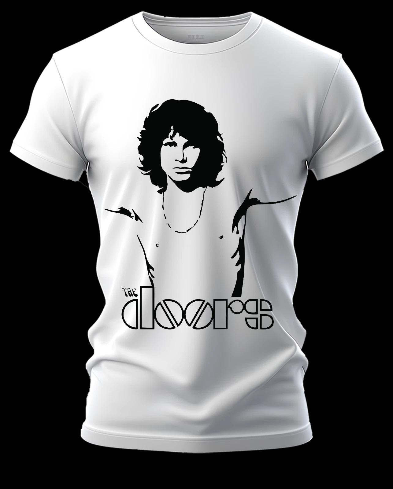 THE DOORS JIM MORRISON MOJO ROCK BAND T-SHIRT Rockstar Ikone-T-Shirt- Cartoon Wacky Races Sommer Personalisiert Locker Baumwolle 3XL