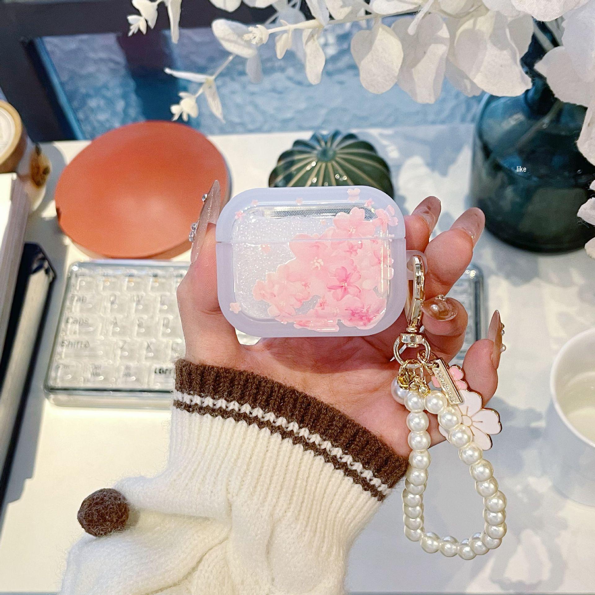 AirPods Pro Schutzhülle der 4. Generation Fresh Sakura: Anti-Fall für 2./3. Generation AirPods 3 rosa