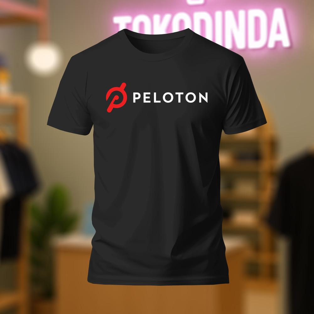 PELOTON Heimtrainer Trainingslogo T-Shirt Lustig Hergestellt in den USA S-5XL Unisex T-Shirt S