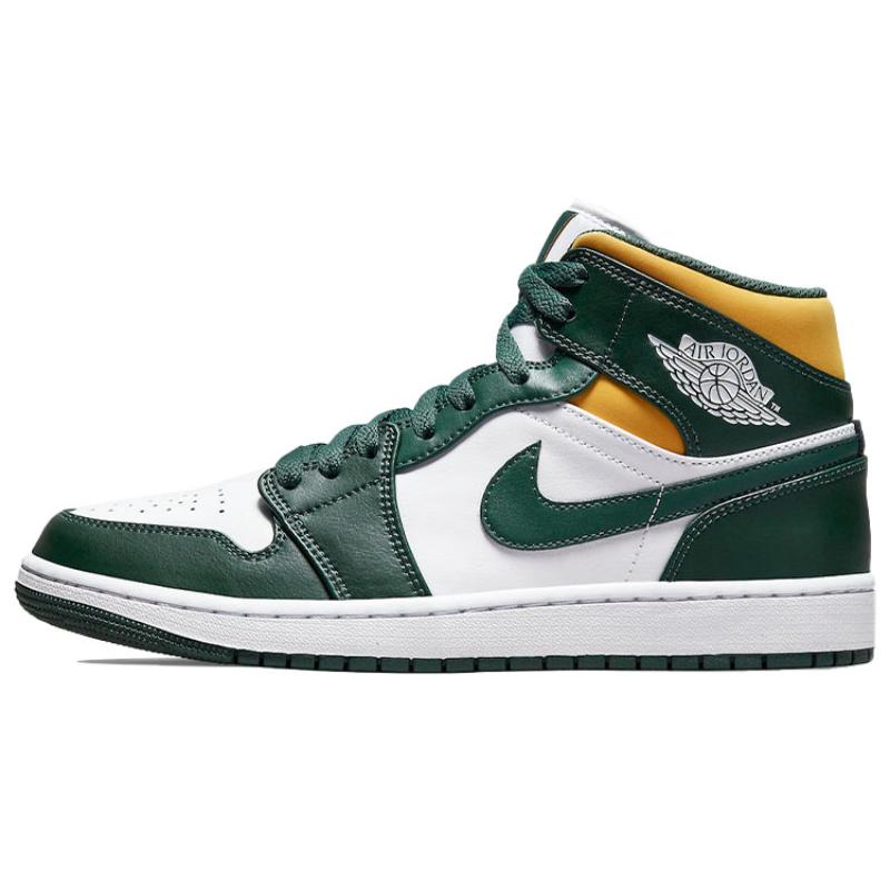 Air Jordan 1 Mid 'Sonics 2021' Jordan 554724-371 46