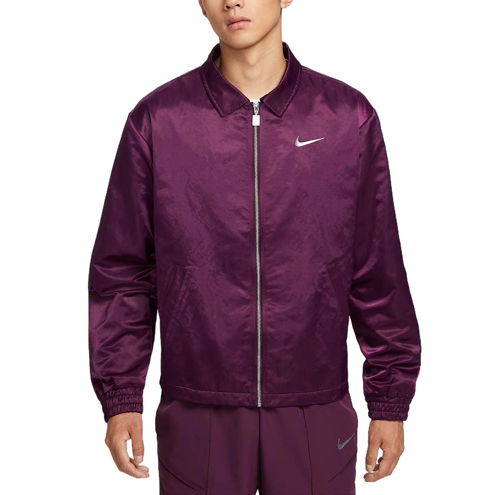Nike Court Slam Jacken Herren Bordeauxrot Revers Moderat Sonstige IH2295-610 XL