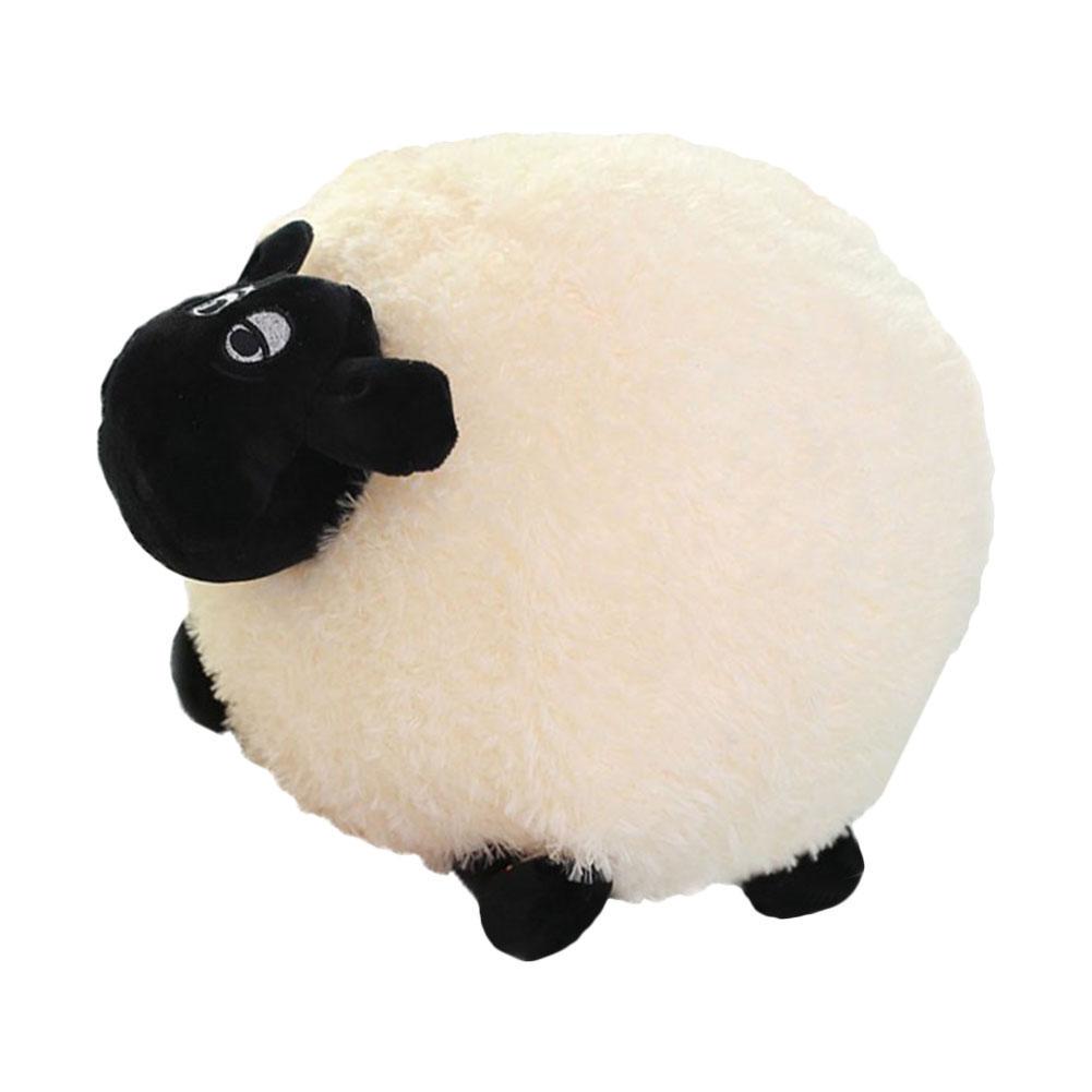 25cm kleine Schafpuppe süße innovative weiche Plüschspielzeug weiche Kuscheltiere Puppe für Kinder Geschenke weiß