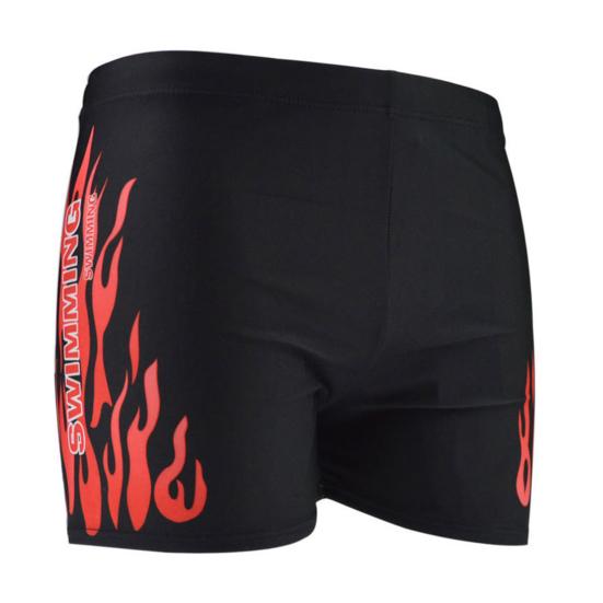 Badehose mit Aufdruck, schnelltrocknend, tolle Nähte, Übergröße, Herren-Badehose für den Pool 4XL rot