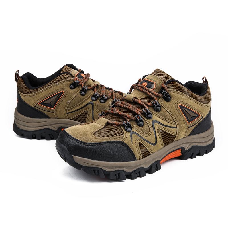 Neue Wanderschuhe, wasserdichte Sportschuhe, Übergröße, Herren-Wanderschuhe, 39–47 46 braun