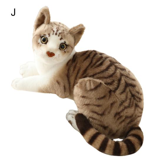Plüsch gefüllte Kissen Simulation Katze Design Tier Kissen Plüschtiere schönes Geschenk J