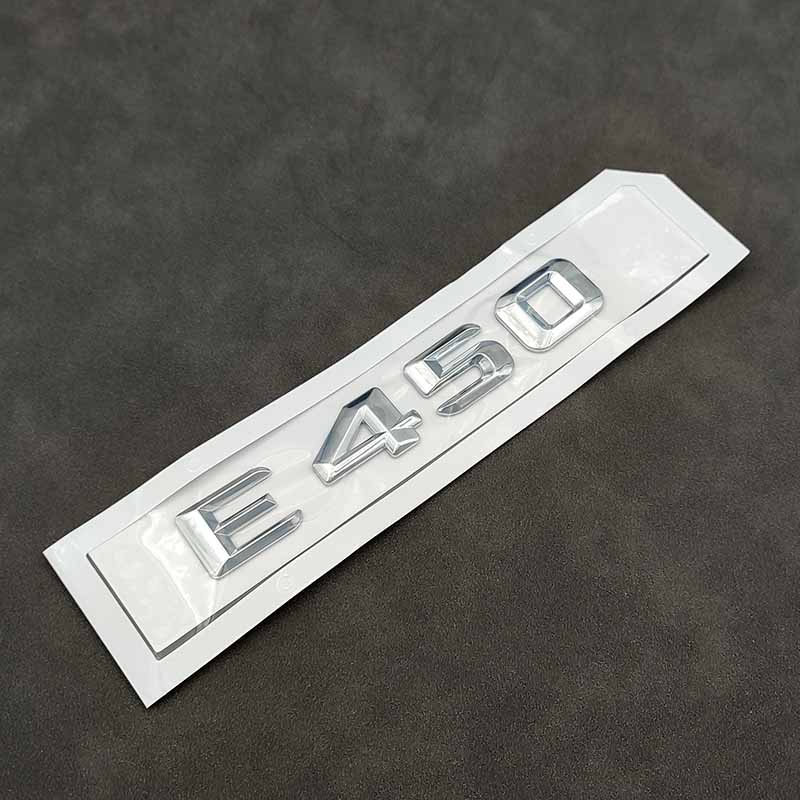 ABS 3D Chrom Buchstaben Für Autoaufkleber E220 E250 E320 E450 W212 W213 Heckklappenemblem Plakette Logo Zubehör
