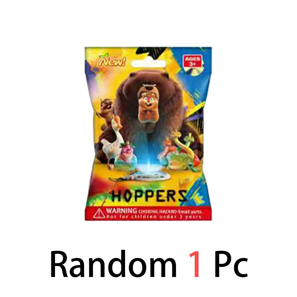2026 Neueste verkaufte Hoppers Blind Box Serie Anime Figuren Ornamente Puppen Kinder Geburtstagsgeschenk Zufällige Blind Box yellow