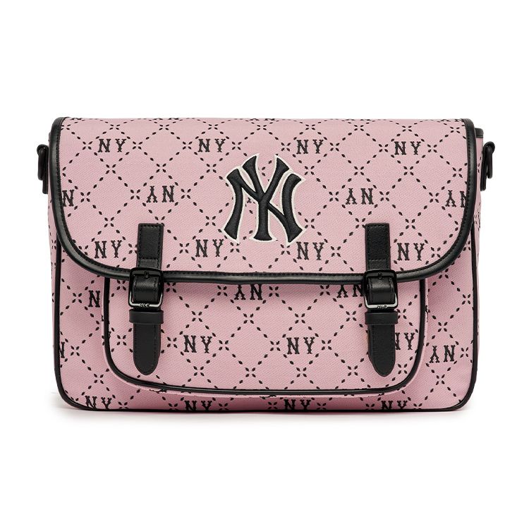 MLB New York Yankees Klassischer Blumendruck Retro Rucksack Damen Rucksack Rosa 7ACRMD13N-50PKS Pink
