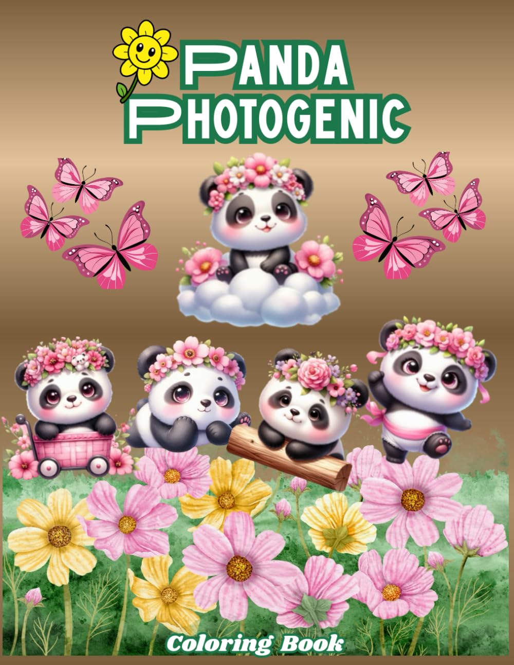 Panda fotogenisches Malbuch: Die verspielte Welt der Pandas durch die Linse erkunden
