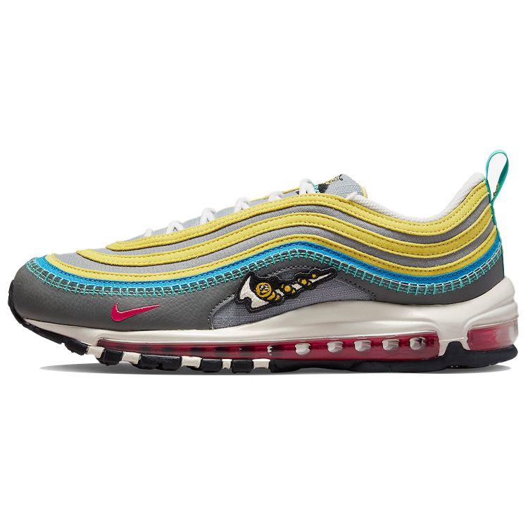 Nike Air Max 97 Air Sprung Herren-Sneaker, Grau, Eisengrau, Partikelgrau, DH4759-001 44.5