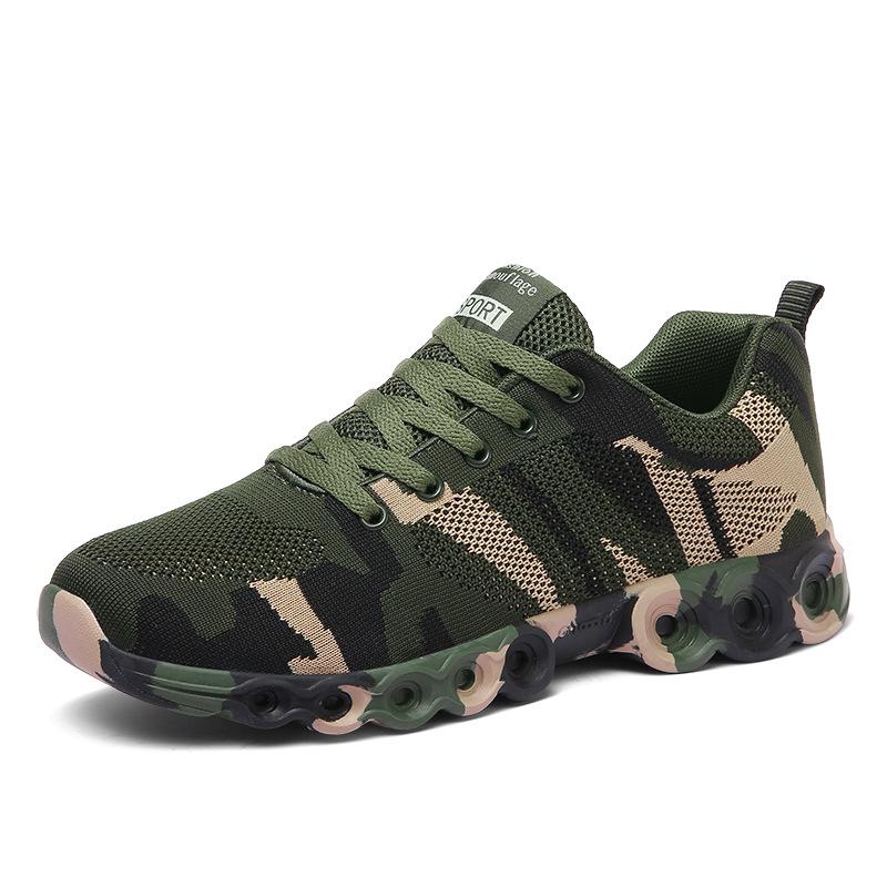 Mode Sommer Casual Schuhe Mesh Camouflage Männer Schuhe Atmungsaktiv Hohe Qualität Männer Turnschuhe Rutschfeste Dämpfung Outdoor Schuhe für Männer 41