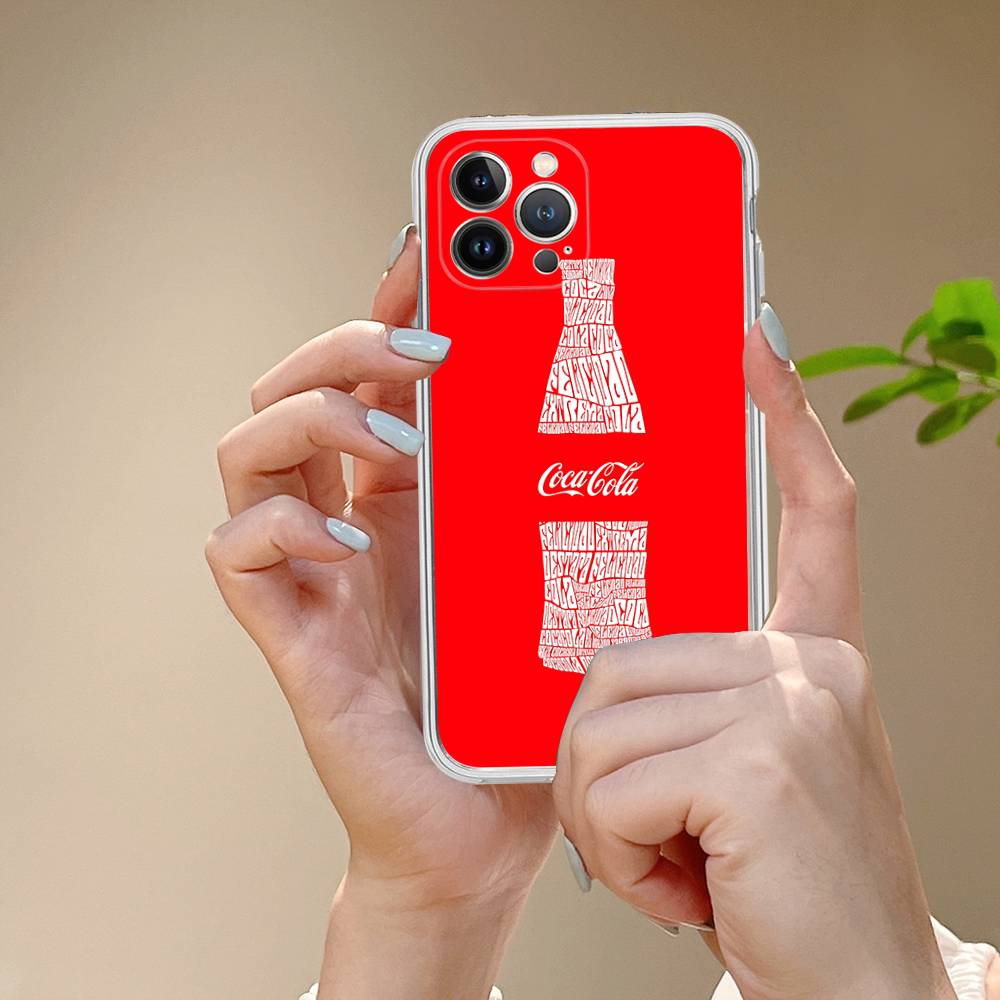 Coca-Cola Vintage Handyhülle Für IPhone 17 16 15 14 13 11 12 Pro Max 16 Plus Transparent iPhone 16 plus