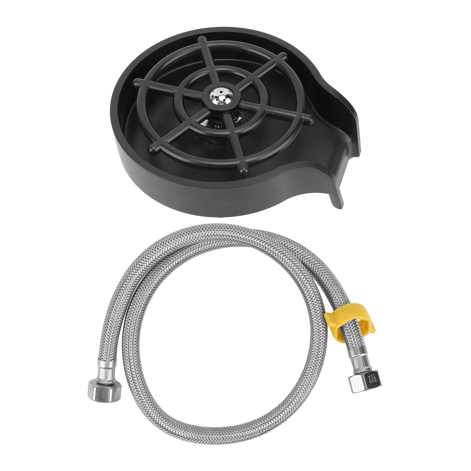 Flaschenspüler Armatur Glasreiniger Spüle Tassen Spüler Sprühreinigung für Heimküche mit 80cm 304