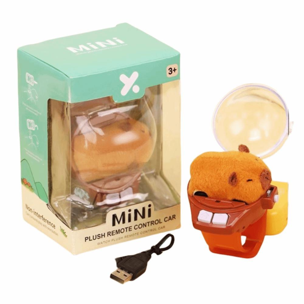 3D Cartoon Capybara Uhr Elektrisches Spielzeug USB-Aufladung Fernbedienung Spielzeug für Kinder/Schüler Geschenk Capybara