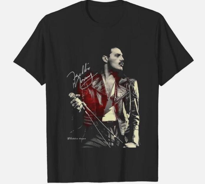 Freddie Mercury Shirt, Queen Rockband Shirt Unisex Kurzarm T-Shirt neu neu Unisex T-Shirt L