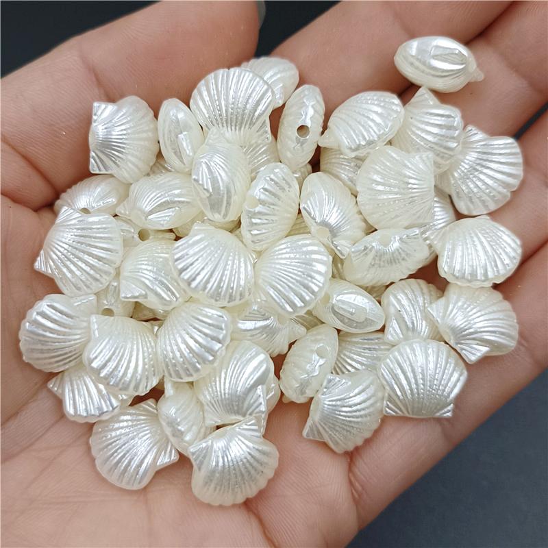 Perlen für die Schmuckherstellung, Schlüsselanhänger, 50/100 Stück, Armband, Halskette, DIY, kreativ, einzigartig, handgefertigt, Bastelbedarf, Muschel Shell 1 50PCS