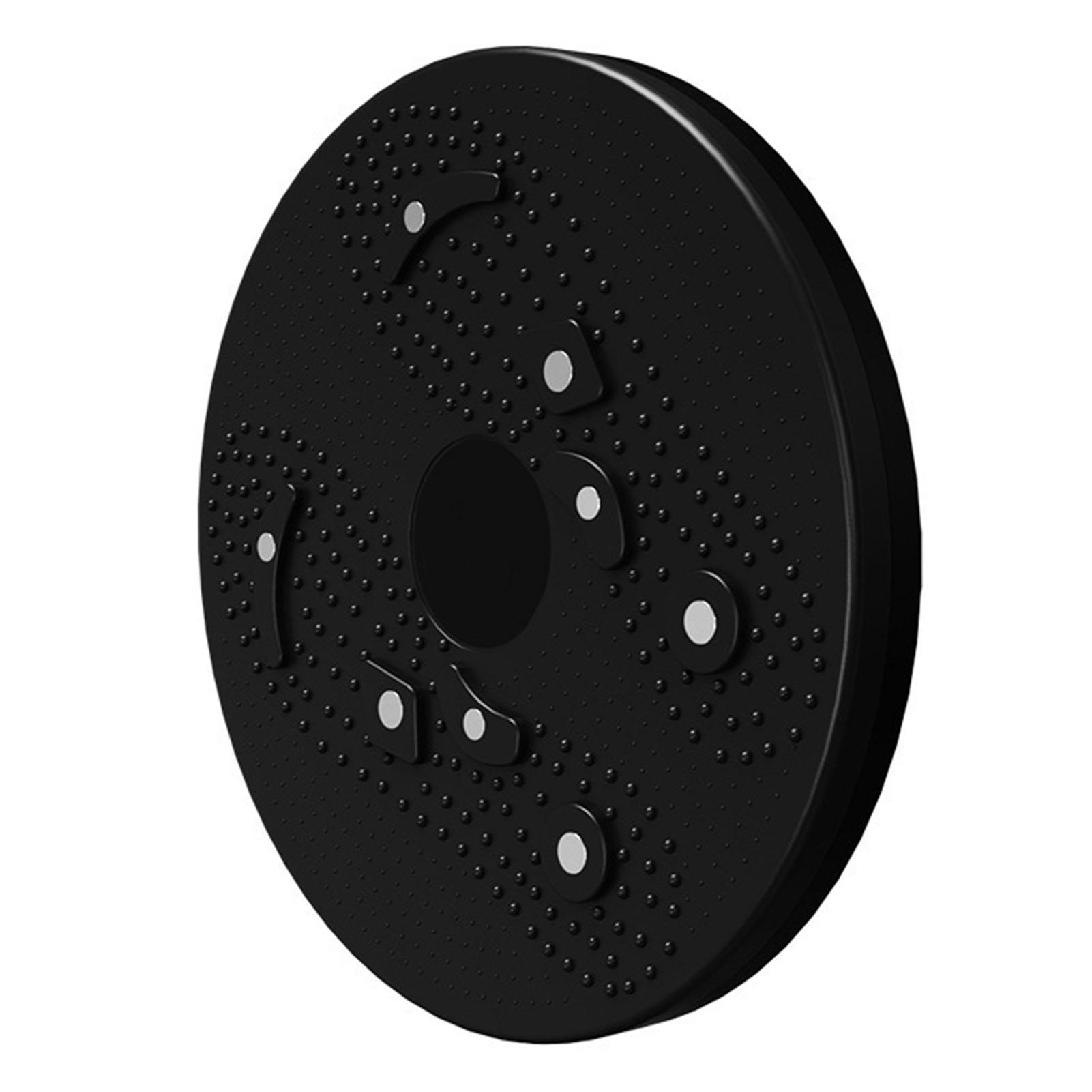 Hüftdrehscheibe Manget Abnehmen Massage Hüftdreher Fitnessgerät für Zuhause Büro Schwarz schwarz