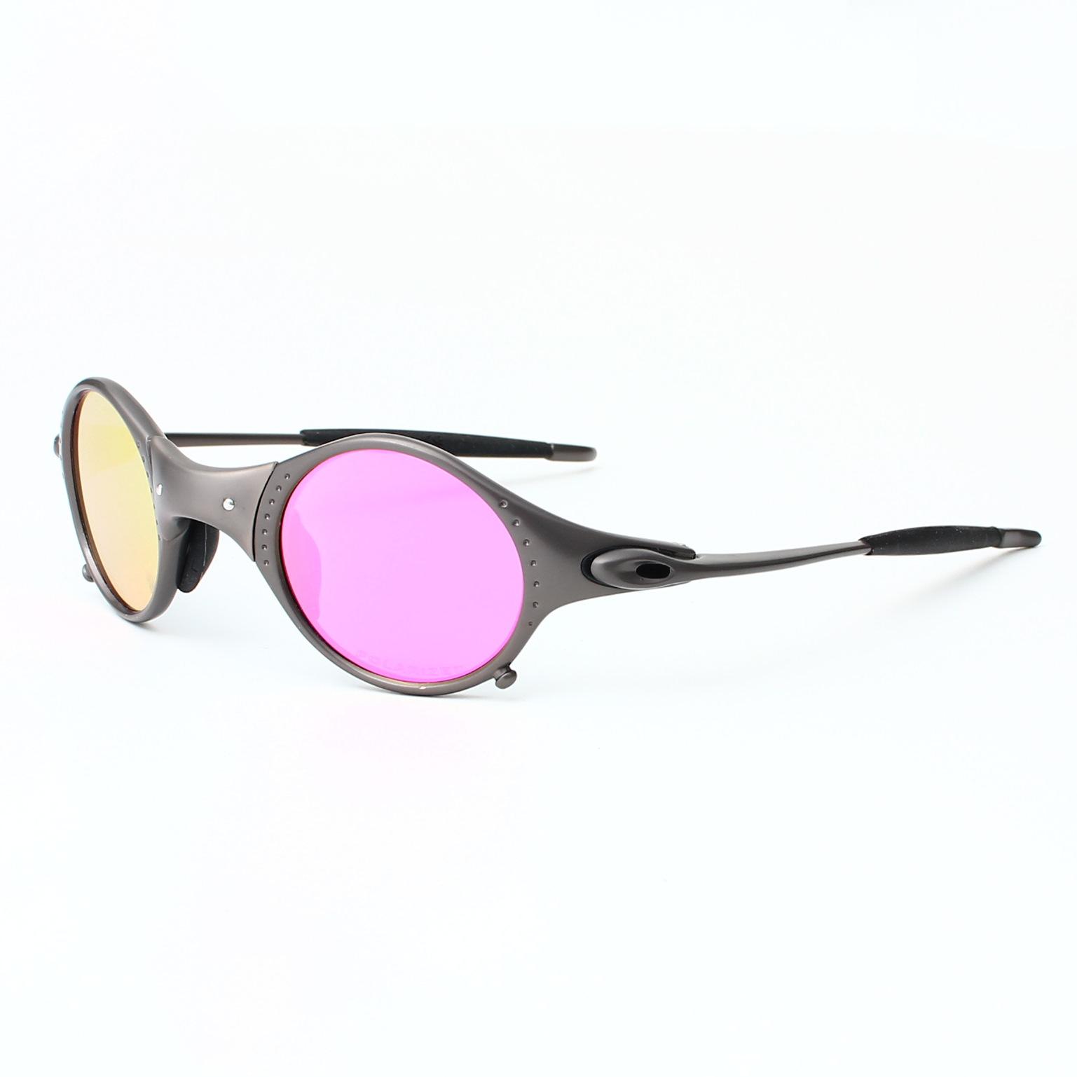 Polarisierte Sonnenbrille, Zinklegierung, Retro-Stil, runder Rahmen, Outdoor, Radfahren, Fahren, Sonnenbrille für Damen und Herren