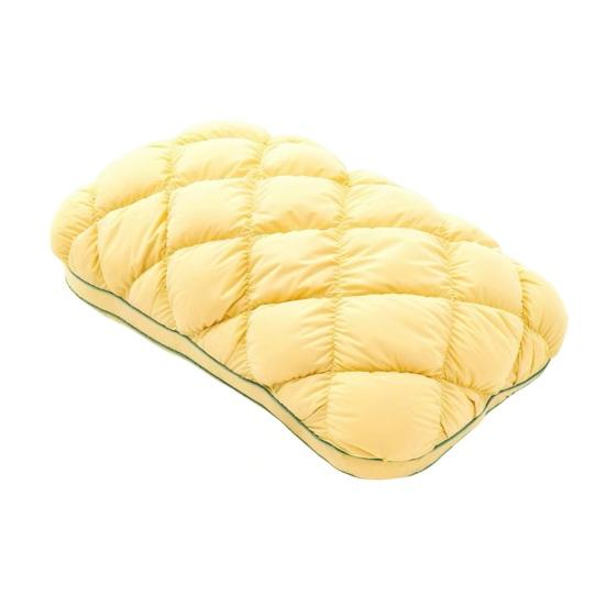 Ananasbrötchen Kissen Flauschiges gestepptes Bettkissen Kühlendes Marshmallow-weiches Kissen für Schlafzimmer von Erwachsenen L gelb