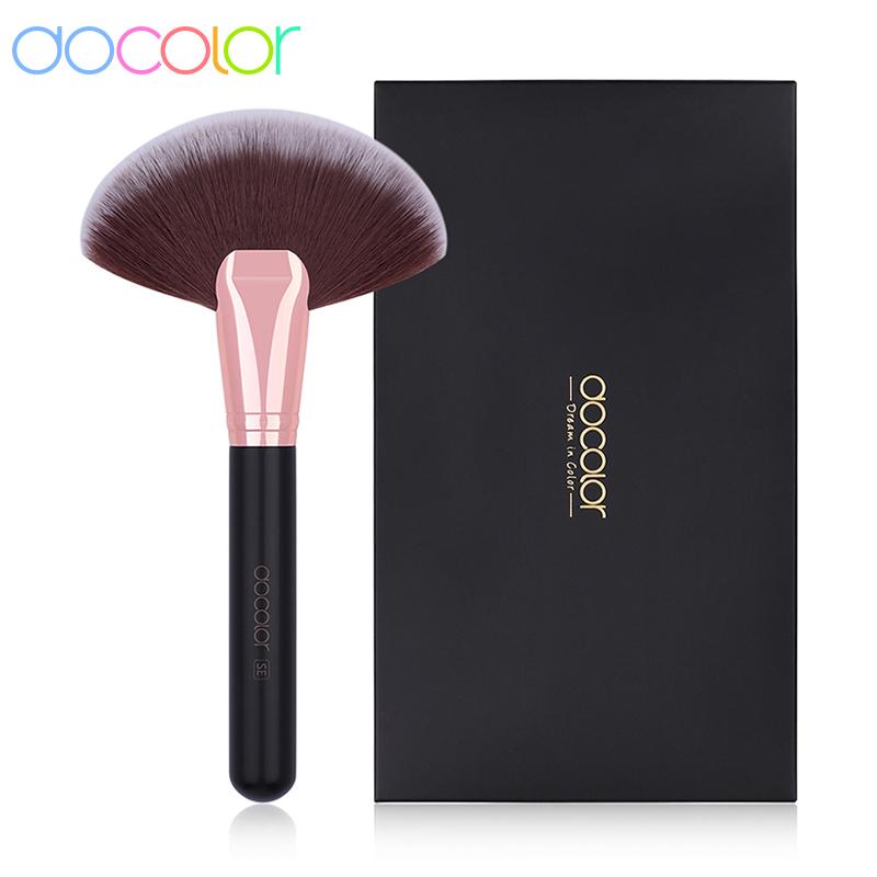 Docolor Make-up-Pinsel, groß, weiches Schönheitspuder, großer Rouge-Konturpinsel, Foundation, Kosmetikpinsel, professionelles Make-up-Beauty-Tool