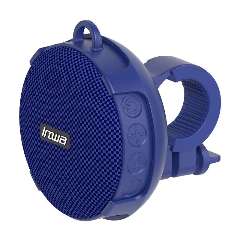 Neuer Outdoor-Lautsprecher, Bluetooth-kompatibler Lautsprecher, Subwoofer, IPX7, wasserdicht, kabellos, Saugnapf, tragbarer Musik-Player, Audio blau