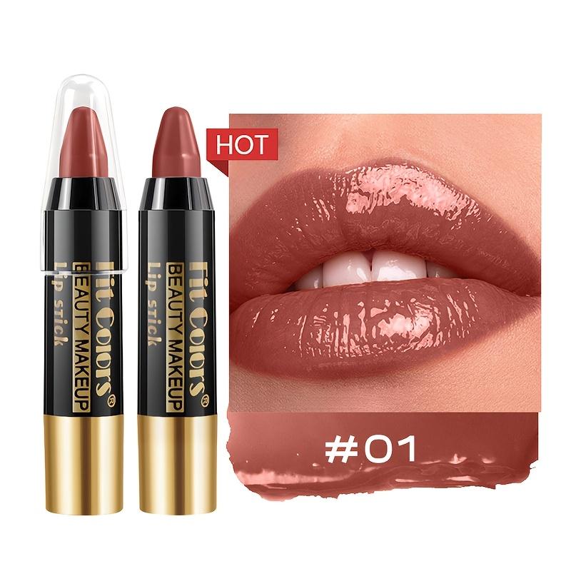 Feuchtigkeitsspendender Lippenstift mit Kreide, samtig, feuchtigkeitsspendender Lipgloss mit Spiegel, hinterlässt keinen Fleck, wasserfester Lippenstift sorgt für ein schönes, glänzendes Lippen-Make-up 01