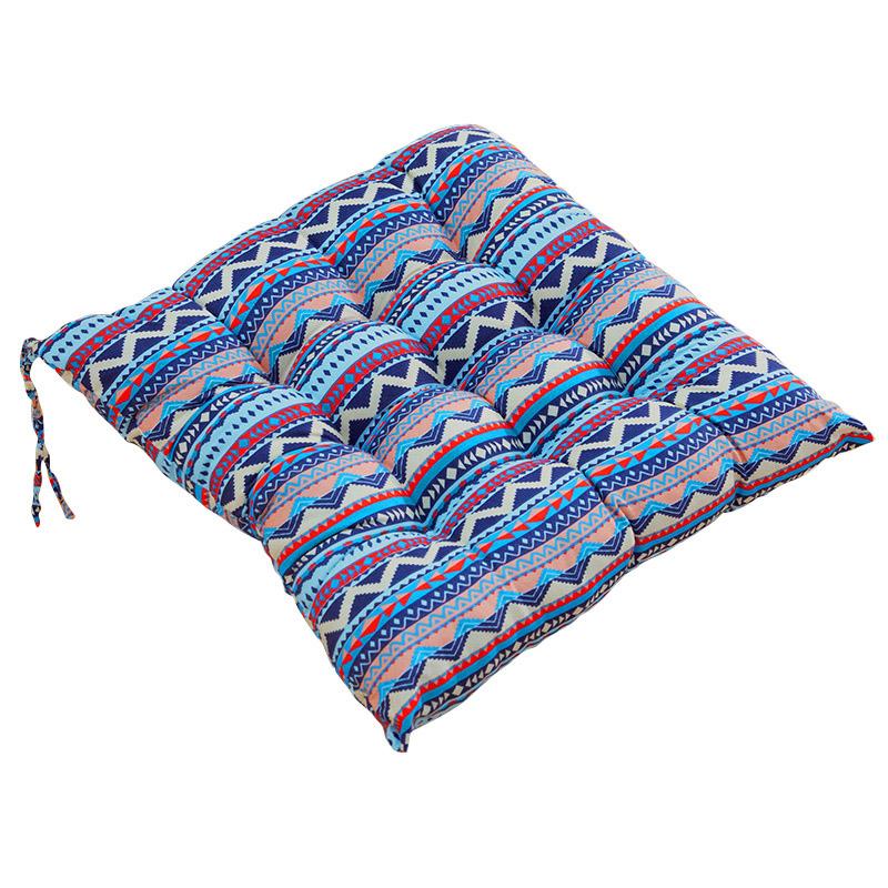 1PC Ultra Weiche Leinen Stuhl Kissen Sitzkissen Sitz Pad Mit Krawatten Auto Sitz Matte Dicke Wohnzimmer 1PC