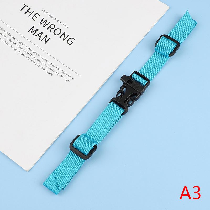 Rutschfester Rucksack-Brusttaschengurt, verstellbarer Schultergurt für Tasche, Outdoor-Camping-Taschen, Riemen, Rucksack-Zubehör himmelblaue