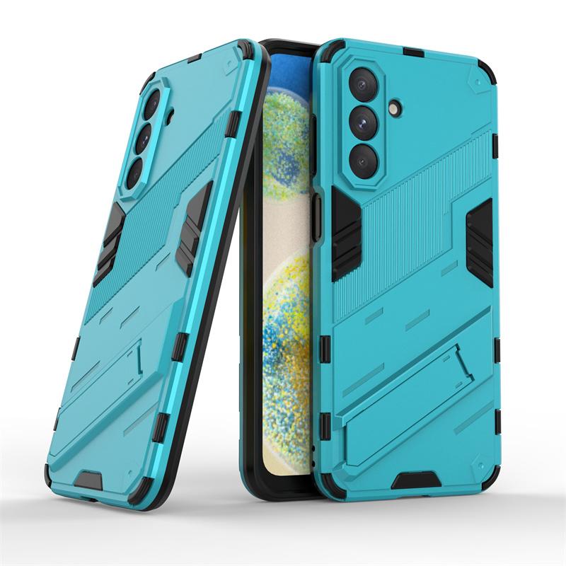 Für Samsung A26 Hülle Abdeckung Samsung Galaxy A26 5G Capas Neue Armor Handy Rückseite Stoßfest Halter Für Fundas Samsung A26 A 26 For A26 blau