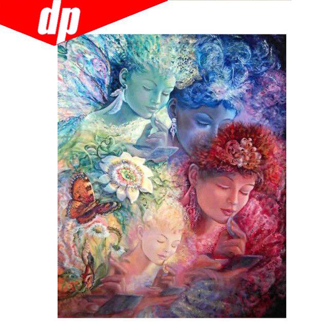 5D DIY Diamant Malerei Frauen Diamant Stickerei 3D Kreuz Stich Diamant 20X30