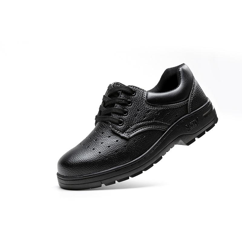 Arbeitsschuhe, rutschfeste und verschleißfeste Arbeitsschuhe mit niedrigem Schaft, Sicherheitsschuhe mit Stahlkappe 40