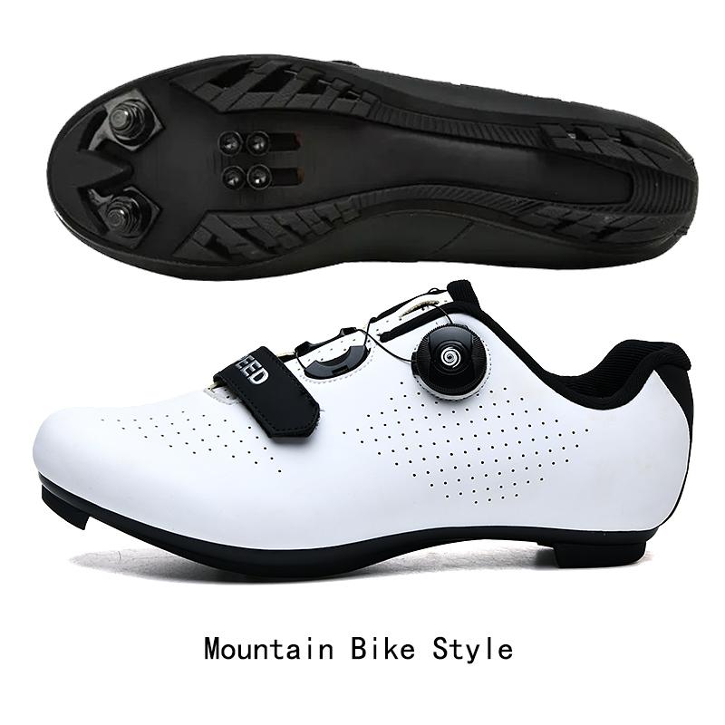 Neu Road Lock Schuhe Radfahren Schuhe Männer Und Frauen Berg Lock Schuhe Fahrrad Schuhe Outdoor Power 45 ghost weiß