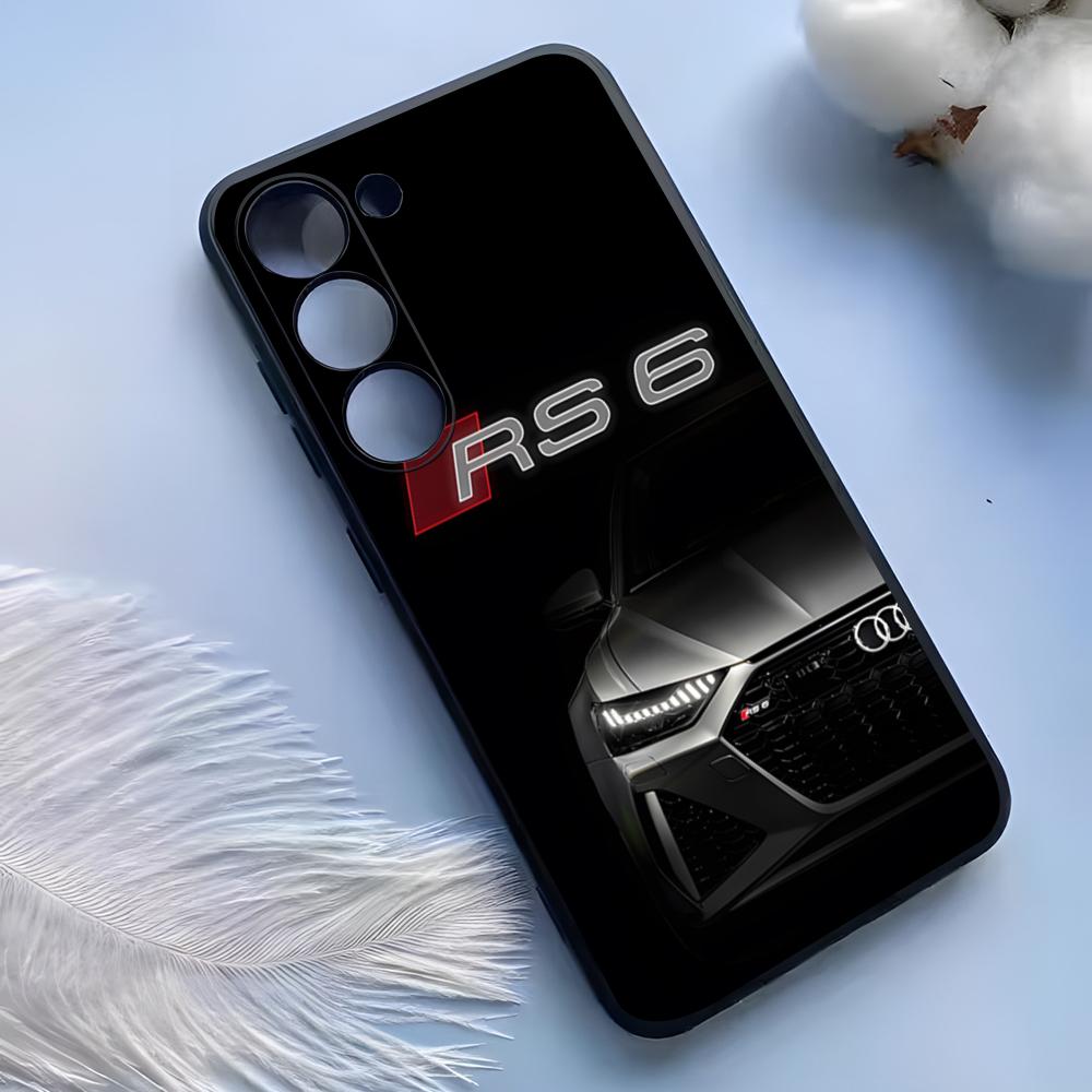 A-Audies RS Sport Auto Handyhülle Für Samsung S25 Ultra S24 S23 S22 S21 S20 Plus Fe Galaxy A54 A53 A34 A25 Silikonhülle Samsung S23