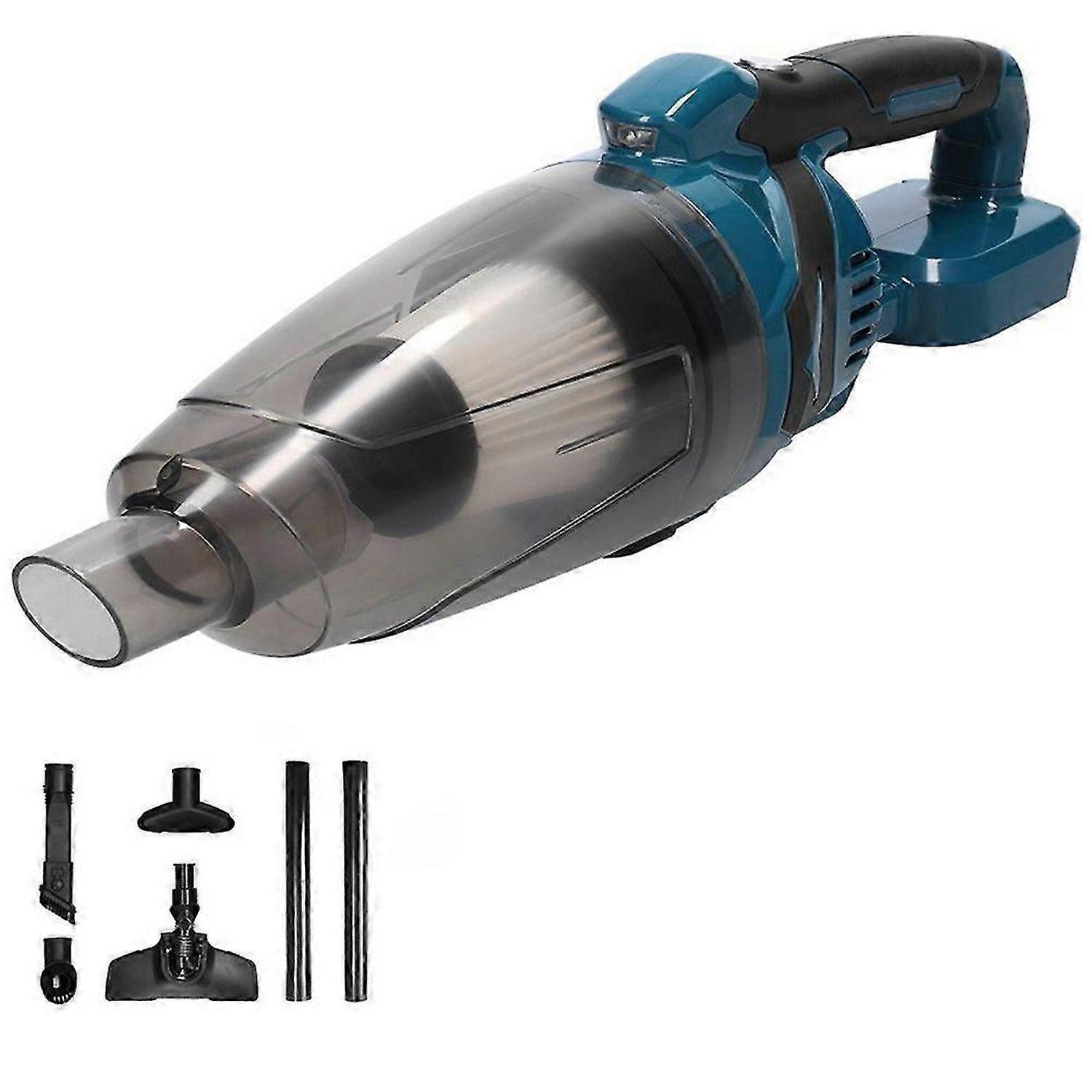 Handstaubsauger mit Makita 18V-Akku und 3 Filtern, leicht, für die Reinigung von Ecken im Haus, im Auto und von Tierhaaren