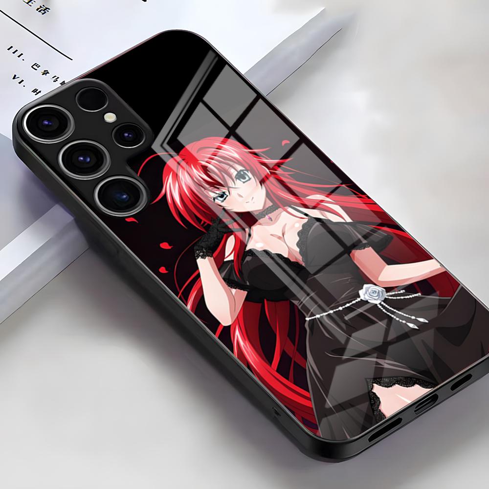 High School DxD Hero Handyhülle Für Samsung S26 S25 Edge Ultra S23 S22 S21 S20 Ultra Plus S24 Fe A54 A53 A25 Glasabdeckung Samsung S23 Ultra