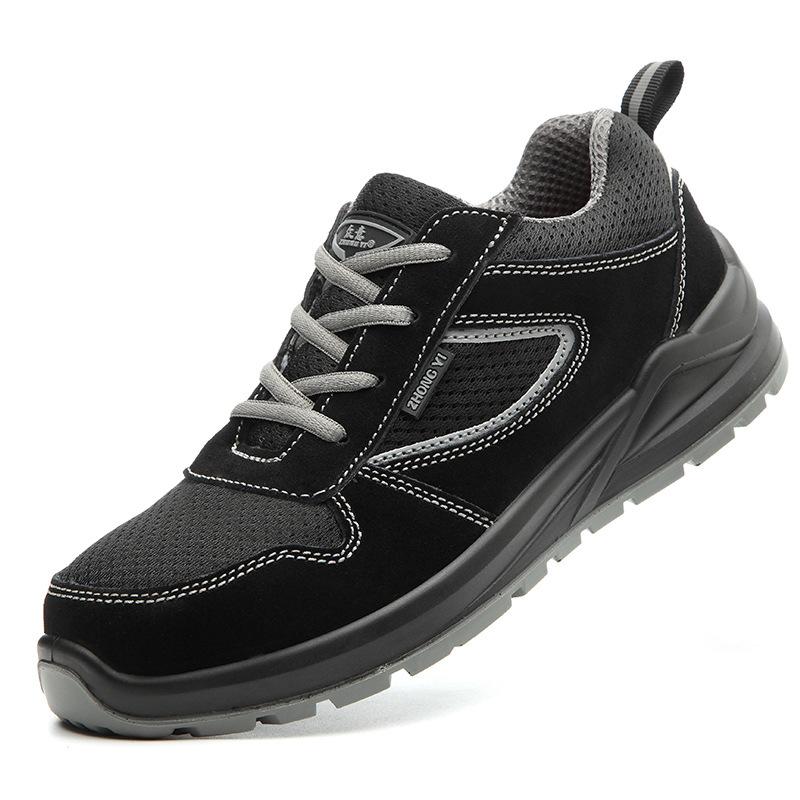 Arbeitsschuhe Herren Schutz Sicherheit Alte Versicherung Arbeitsschuhe Stoßfest und Durchstichfest 46