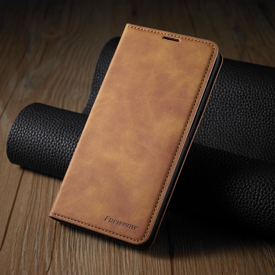 Für Samsung Galaxy A02 A02S A03S A10 A11 A12 A13 A21S A22 A23 A31 A32 A33 A50 A51 A52 A53 a70 A71 A72 A73 Brieftasche Ledertasche Galaxy A12 braun