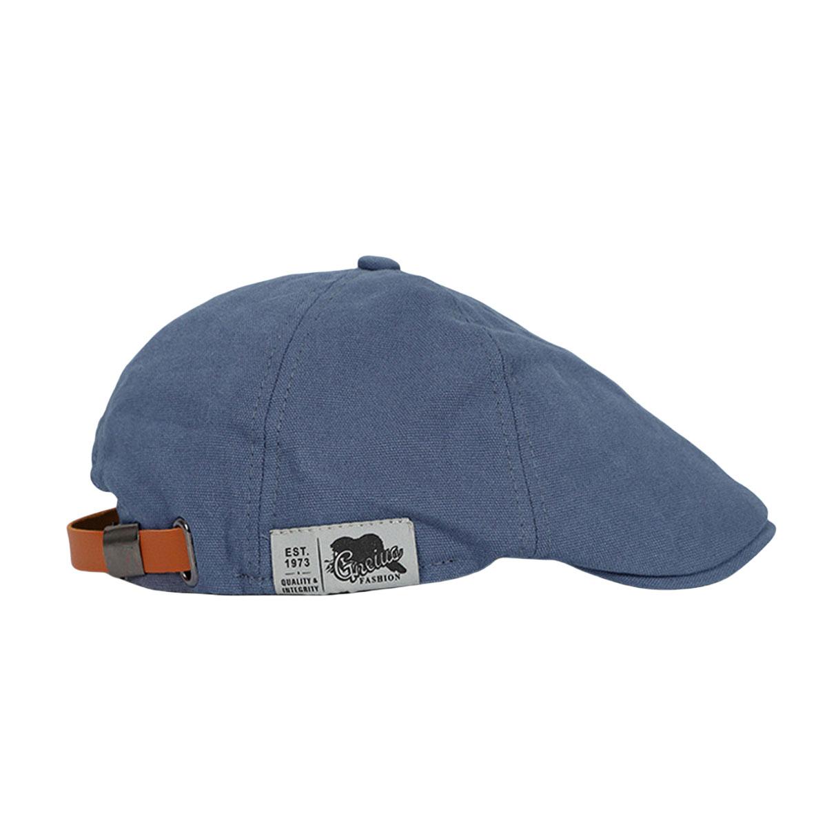 Classics Side Decoration Schirmmütze Herren Damen Outdoor Sonnenschutz Baskenmütze Künstler Zeitungsjungenmütze Trucker Caps blau