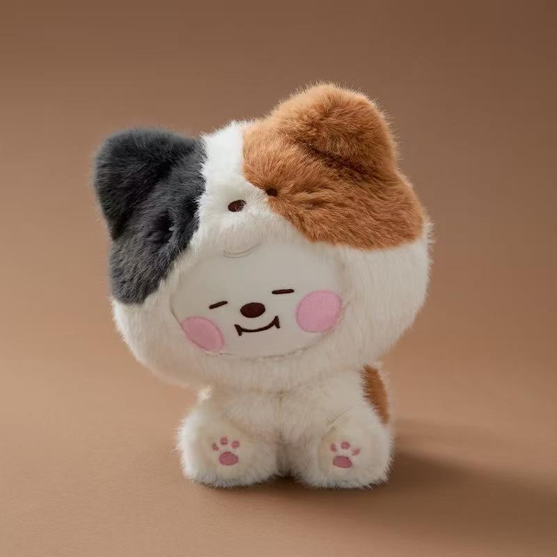 BTS BT21 Plüschpuppe Kpop Plüschtier Tier Sitzversion CHIMMY-12cm keyring