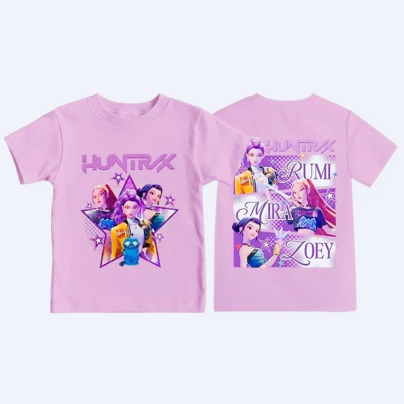 T-Shirts Mädchen Cartoon-Print Muster T-Shirt Kindermode T-Shirt Mädchen Kurzarm Top Bequemes T-Shirt 120