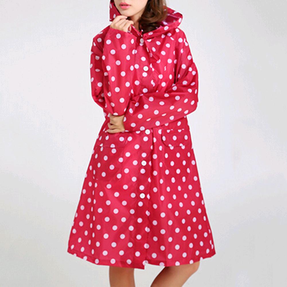 Neuer Damen-Regenschutz, Regenmantel, wasserdichter Poncho, Camping-Mäntel und Jacken none rot